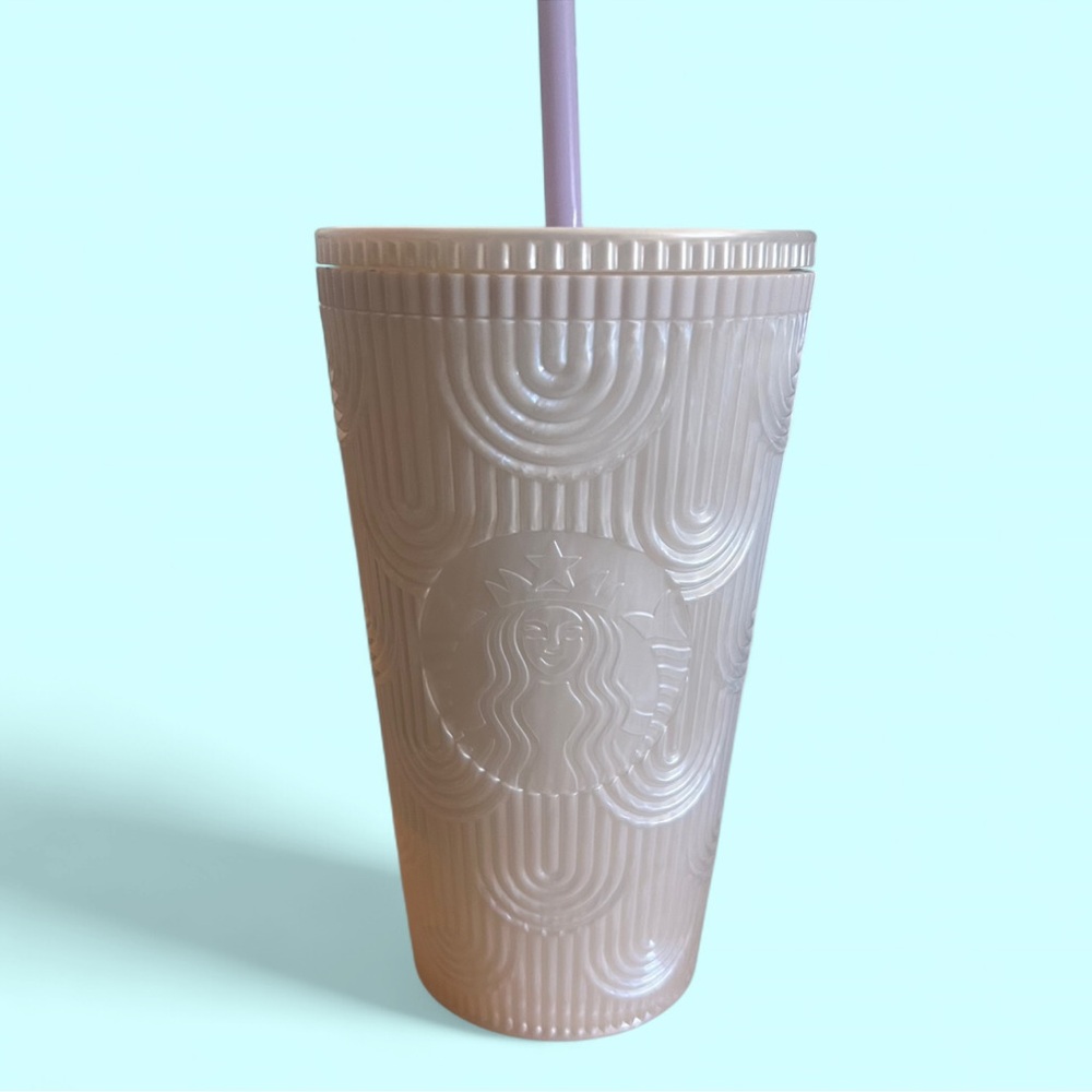 Starbucks 2023 Pearl White Scales Tumbler 16 oz